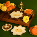 Load image into Gallery viewer, Lotus Urli Set Of 2 - Amaraa Fragrances