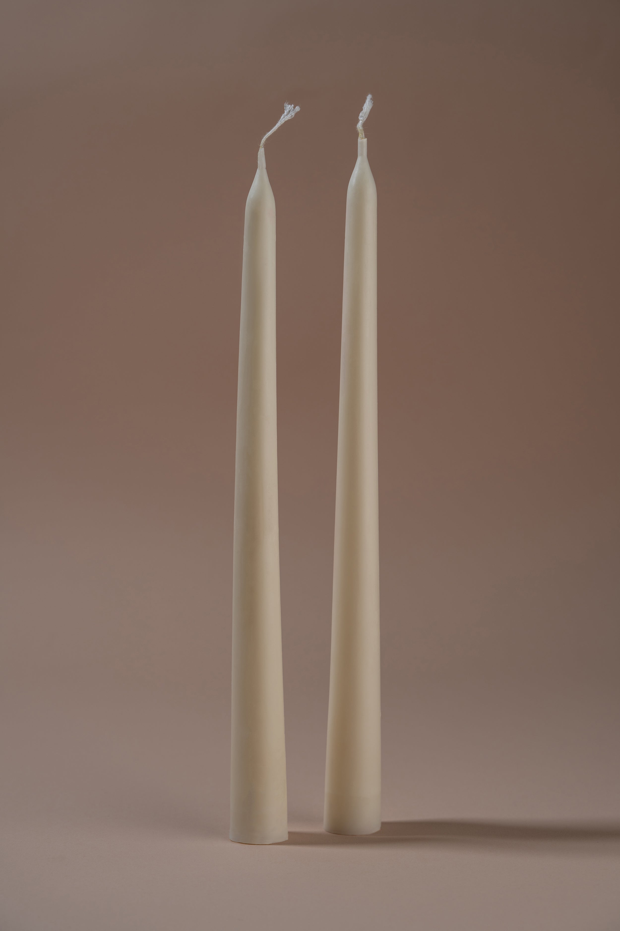Ivory Pillar of Light Tapered Scented Candles Set of 2