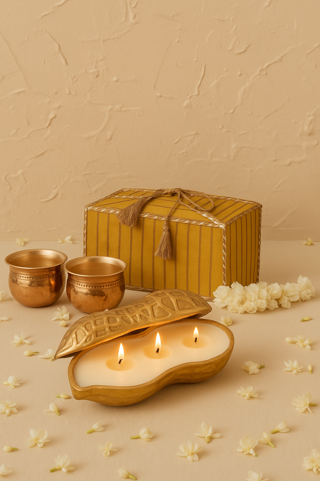 Moongphali Urli Candle