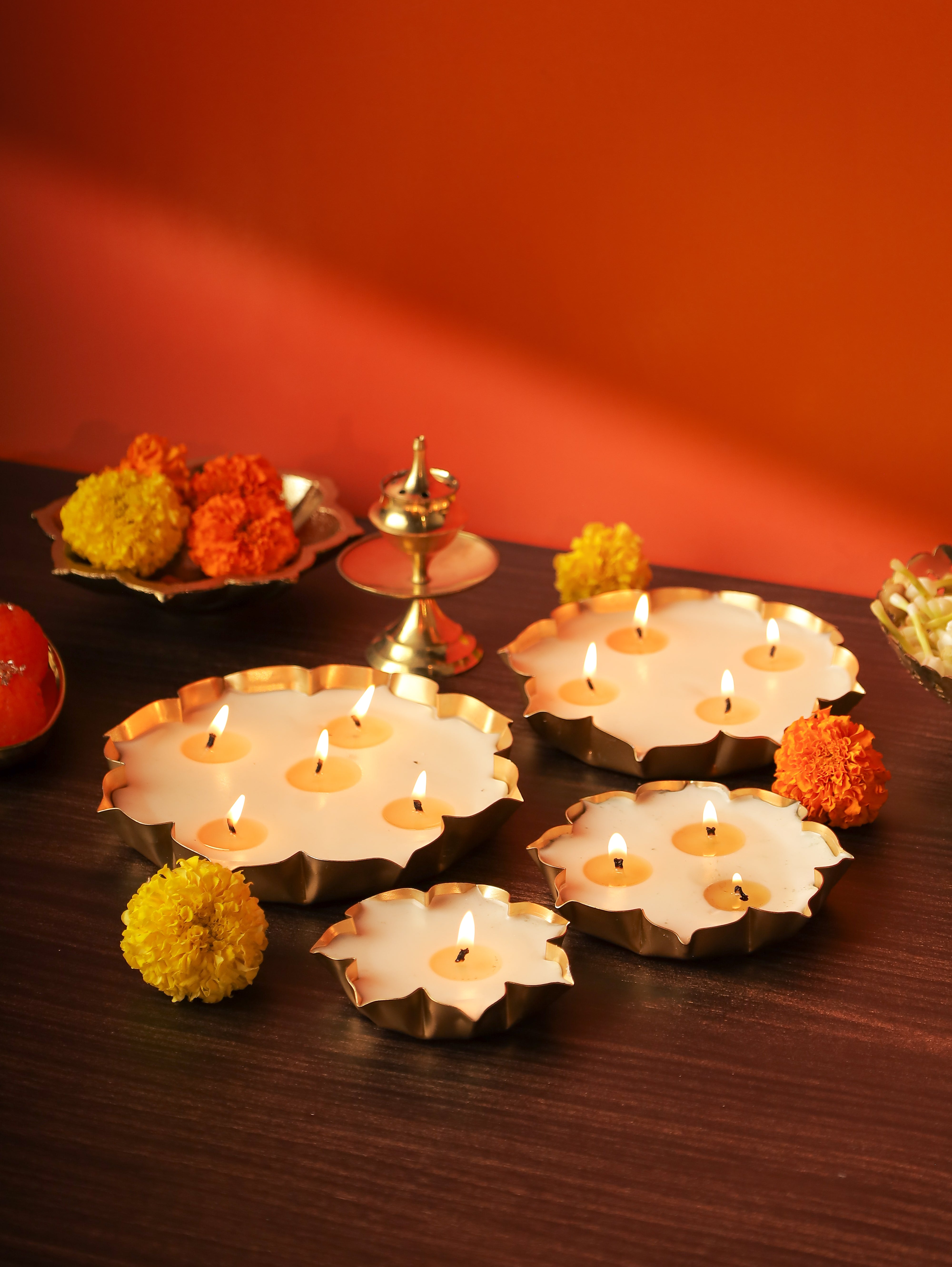 Floral Urli Scented Candles