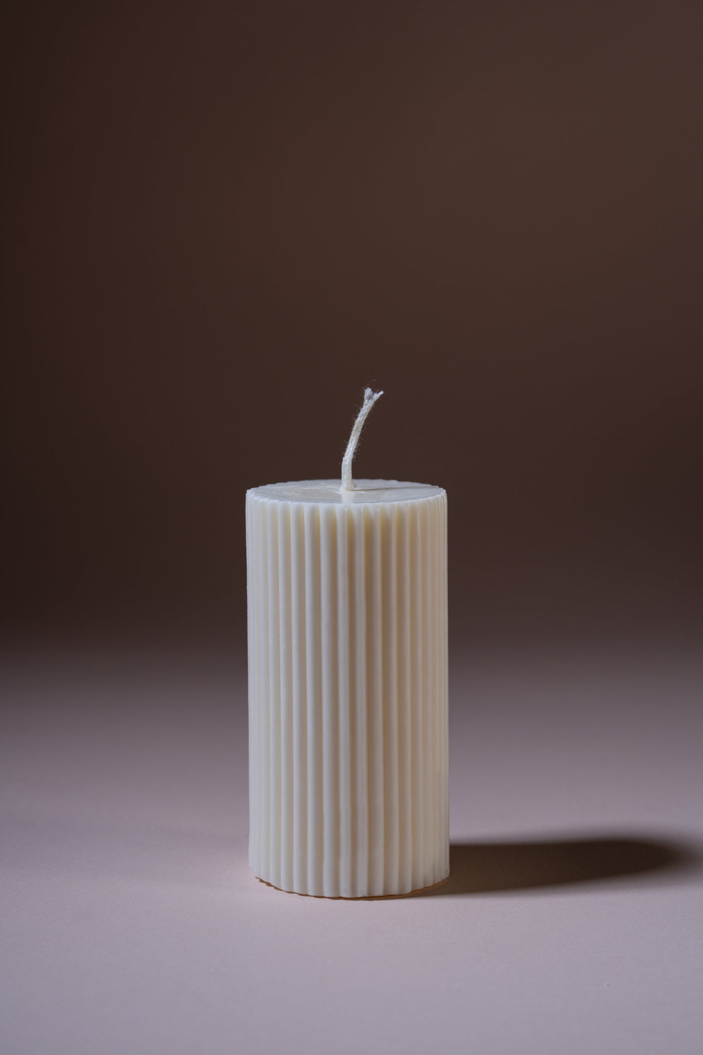 Classic White Column Scented Candle | Medium