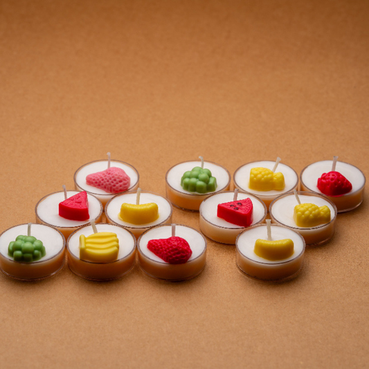 Fruit Tea Light Scented Candles Set of 12