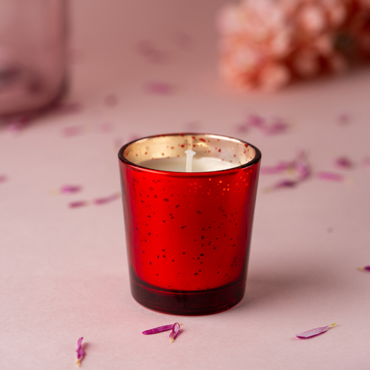 Red Votives Festive Scented Candle | Small