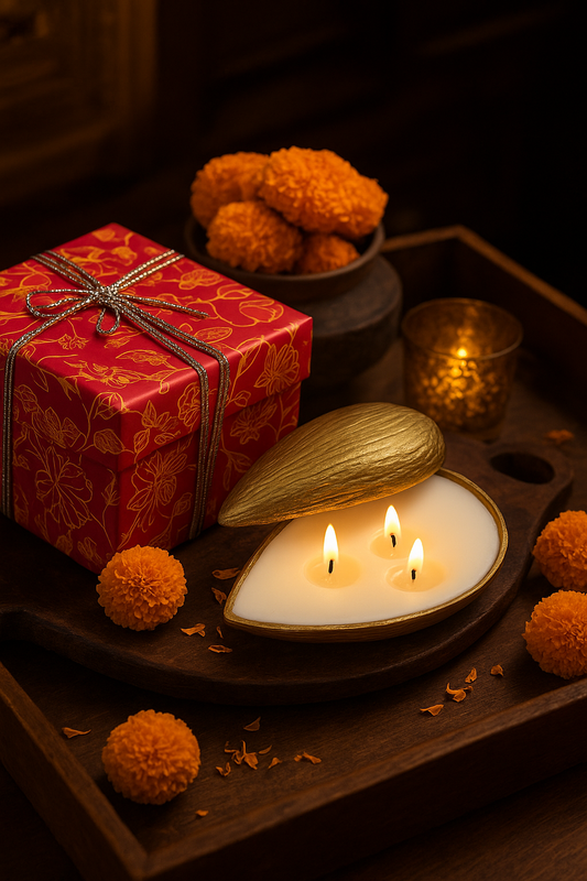 Badaam Urli Candle