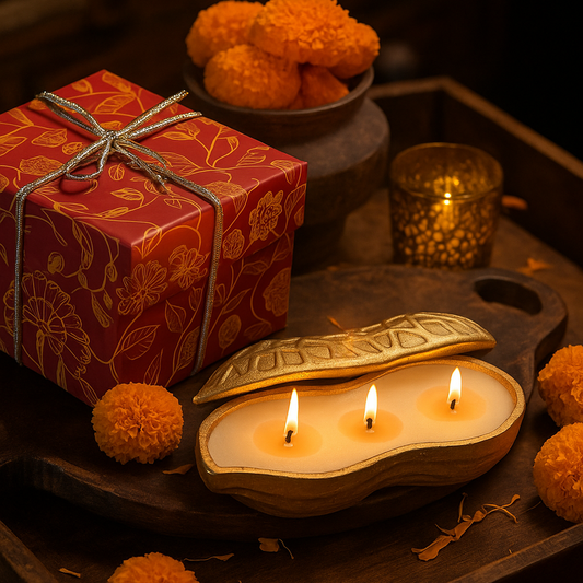Moongphali Urli Candle - Amaraa Fragrances