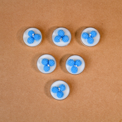 Blueberry Tea Light Scented Candle Set Of 6
