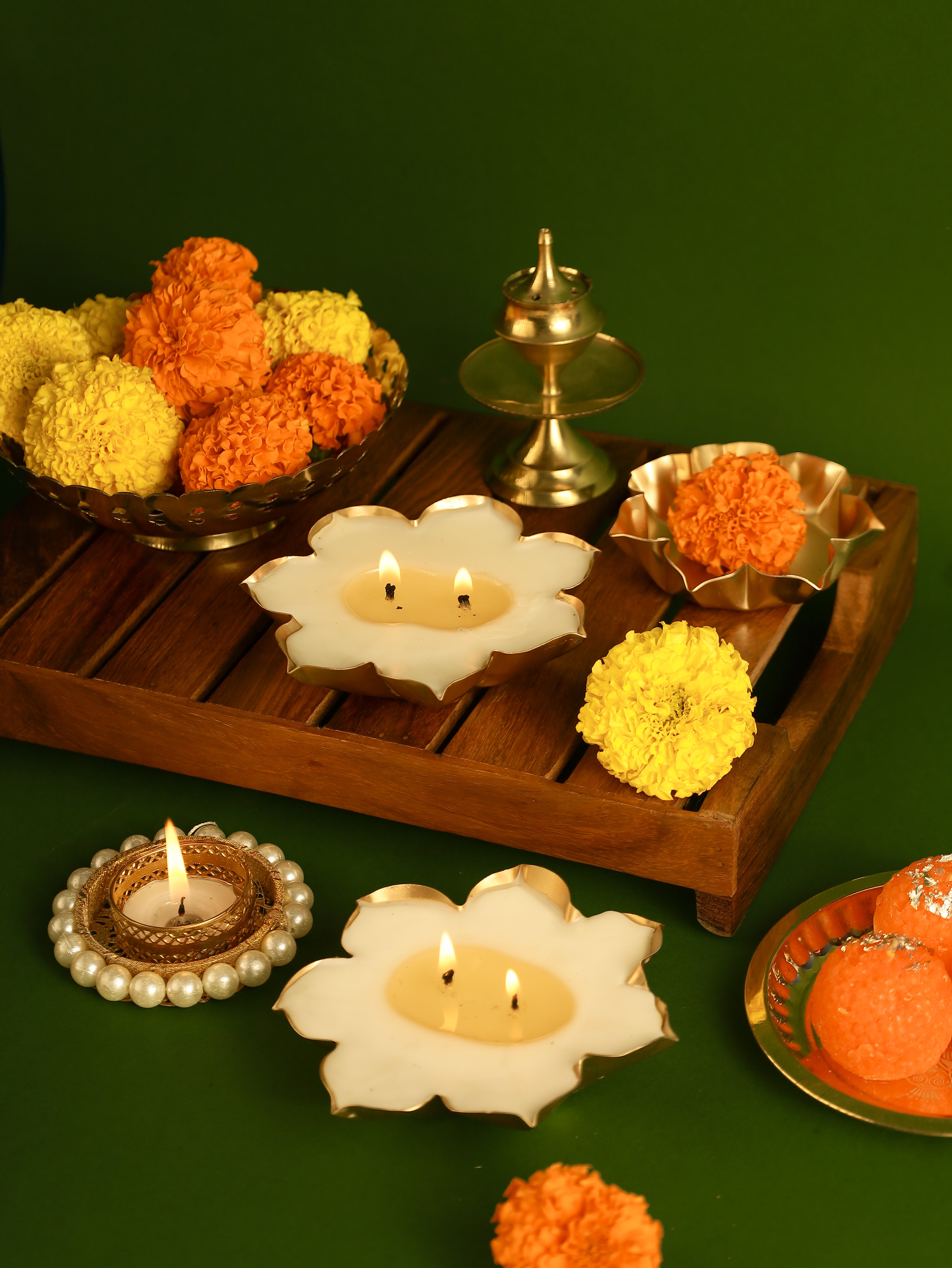Lotus Urli Set Of 2
